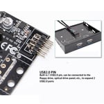 PCIe To PS/2 Expansion Card 2 Ports PS/2 Keyboard Mouse Expansion Card High