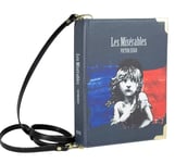 Well Read Book Cross Body Shoulder Handbag Dust Bag Les Miserables Mis Large