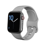 Apple Watch Series 8 41mm Armband i silikon, Vit