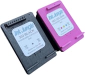 Cartouche D'Encre Rechargeable Hp 303 Noir/Couleur Pour Imprimante Hp Envy Photo 6234[DYJ071758]