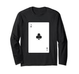 Ace Of Clubs Costume Long Sleeve T-Shirt