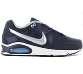 Nike air max command Leather Hommes Sneaker Chaussures Cuir Bleu 749760-401 Neuf