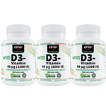 3-pack Vitamin D3 Vegansk -  3x100 tabletter