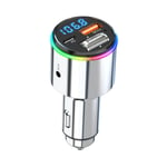 Bc88 Car Bluetooth 5.3 Fm Transmitter Wireless Fm Radio Adapter Car Dual Fast Charger