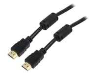 Cable HDCP 2.2 HDMI 2.0 male des deux cotes 15m noir