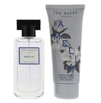 Ted Baker Amelia Eau De Toilette 50ml & Hand Cream 100ml Boxed Gift Set Floral