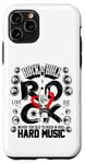 Coque pour iPhone 11 Pro Rock and Roll Graphic Tees - I Love Rock N' Roll Designs