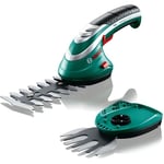 Cisaille sculpte-haies et taille-herbes sans fil Bosch - Isio (3,6 V 1,5 Ah, Set 2 Lames, Chargeur)