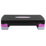 Tone Fitness Rose Stepper d'aérobic Mixte Adulte, Noir/Violet, Compact