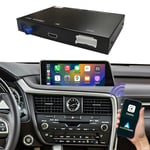 Road Top Wireless Carplay Android Auto for Lexus NX RX is ES GS RC CT LS LX LC UX 2014-2019 Year with Small Touchpad/Joystick, Carplay Retrofit Kit Decoder, Support Mirrorlink, Camera