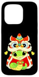 Coque pour iPhone 15 Pro Happy Lunar Chinese New Year 2025 Cute Baby Snake Dragon