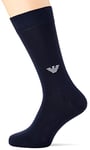 Emporio Armani Men's Gifting Short Socks with Jacquard Eagle, Marine, One Size