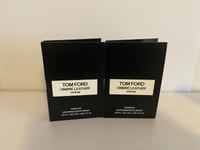 2 x Tom Ford Ombre Leather 1.5ml Parfum Mini Spray Total 3ml