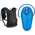 CAMELBAK Chase 8 Hydration Pack with 2 Litre Crux Reservoir - Black - 6 Litre/2 Litre & Crux™ 1.5L Reservoir, Blue