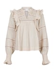 Aurika S Voile Blouse - Sand