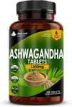 Ashwagandha 1200mg - 365 Vegan Tablets Pure High Strength Ashwagandha Root Extra