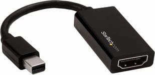 Adaptateur Mini Displayport Vers Hdmi - Convertisseur Vidéo Actif Mdp 1.4 À Hdmi 2.0 - 4K60Hz - Mini Dp Ou Thunderbolt 1/2 Mac/Pc Vers Moniteur/Tv Hdmi - Câble Mdp Vers Hdmi (Mdp2Hd4K60S)