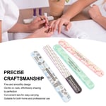 Stainless Steel Nail Files Metal Fingernail File 4 Pack Files Nails Easily For