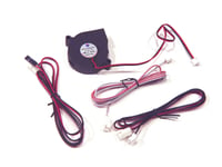 3d printer blower Fan 5015 with 1m Extension Prusa Anet Creality 3D printer 12V