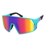 SCOTT Pro Shield Metaverse sykkelbriller Stealth Blue/Radiant Pink/Teal Chrome