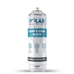 Polar Damp & Stain Block Spray - Matt White 500ml - One Coat Anti Mould Spray...