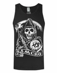 Sons of Anarchy Reaper Logo Mens Small Vest