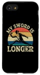 Coque pour iPhone SE (2020) / 7 / 8 Clôture humoristique My Sword Is Longer Sword