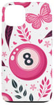 iPhone 13 Retro Pink Lucky Disco 8 Ball For Women Case