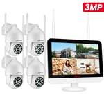 ANRAN Wireless CCTV Camera Security System WiFi 10CH Outdoor Spotlight Free APP