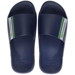 Havaianas Unisex Slide Brasil Sandal, Navy Blue, 6/7 UK