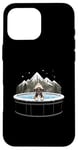 iPhone 16 Pro Max Cool Boxer Dog in Hot Tub Case