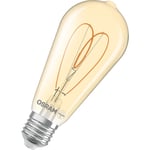 Osram 1906 LED edison fil hjärta guld 806lm 8W/922 E27 dim