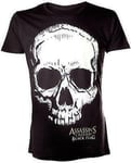 ASSASSIN'S Creed 4 Black Flag - T-Shirt Crâne Taille M