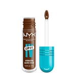 NYX Professional Makeup - Gloss Hydratant Effet Mouillé - Tenue Jusqu'à 12h - Hautement Pigmenté - Fini Brillant - Lip IV Gloss - Teinte : Cocoa Quench !