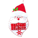 24 Day Xmas Countdown Decorations Santa Claus Calendar Design