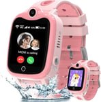 Montre Connectée Enfant,Montre 4g Gps Enfant Avec Passer/Réceptionner Des Appels,Appel Vidéo,Chat Vocal Familial,Sos Et Plus Encore,Montre Intelligente Enfants De 5 À 12 Ans