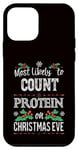 iPhone 12 mini Most Likely to Count Protein on Christmas Eve Funny Gymbro Case