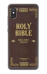 Innovedesire Holy Bible Cover King James Version Case Cover For Xiaomi Mi 8 Pro, Mi 8 Explorer