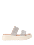 Carvela Krypton Embellished Sandals, Silver