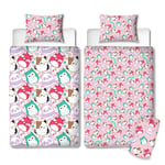 Squishmallows Kids Single Coverless Duvet Reversible Bedding Set Quilt 10.5 Tog