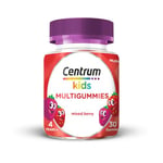 Centrum Kids Multivitamins, Multivitamin Gummies for Kids, 30 Multigummies, Vitamins with 10 Essential Nutrients, including Vitamin C and D, Mixed berry flavour (Packaging may vary)