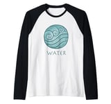 Avatar: The Last Airbender Water Element Symbol Raglan Baseball Tee