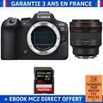 Canon EOS R6 Mark II + RF 85mm f/1.2 L USM + 1 SanDisk 32GB Extreme PRO UHS-II SDXC 300 MB/s + Ebook '20 Techniques pour Réussir vos Photos' - Appareil Photo Hybride