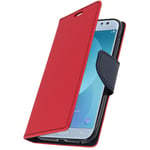 ETUI FOLIO HOUSSE FANCY PORTEFEUILLE POUR APPLE IPHONE 12 PRO MAX ROUGE BLEU