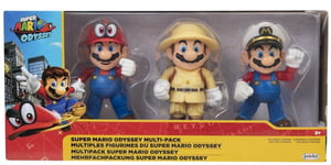 Nintendo Super Mario Odyssey 3-Pack Jakks Pacific Figure Set (New + Sealed)