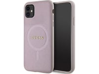 Veske Guess Guhmn61psahmcp Iphone 11 / Xr 6.1" Rosa / Rosa Hardcase Saffiano Magsafe