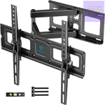 PERLESMITH TV Wall Bracket for 26-60 inch TVs, Swivel Tilt TV Bracket up to TV