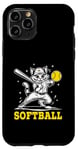 Coque pour iPhone 11 Pro Attrape-balle molle pour chat