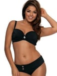 Curvy Kate Luau Love Lightly Padded Balcony Bikini Top Blck Size 42E DH014 ii 07