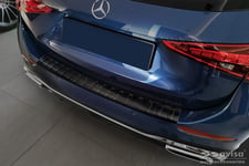 Lastskydd Rostfri Borstad Metall Svart Mercedes C-Klass S206 Kombi AMG-Paket 2021->